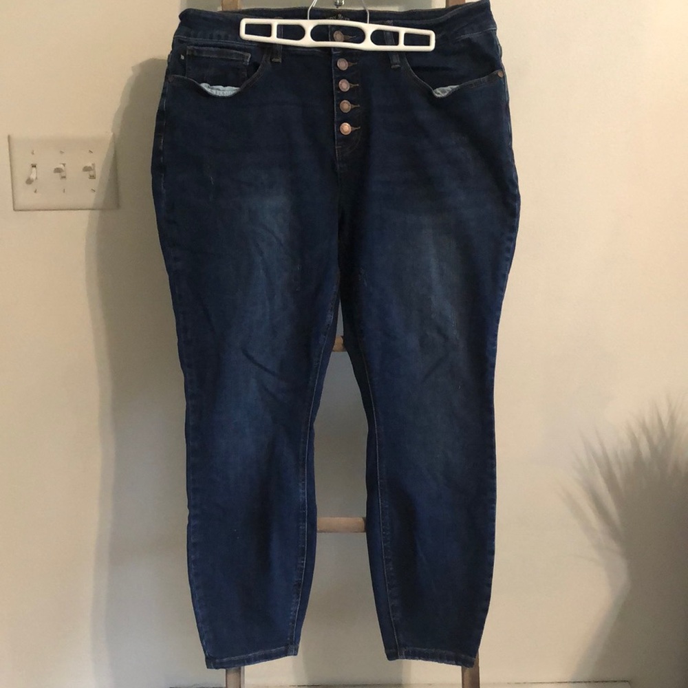 [JUDY BLUE] Button Fly Jeans 18W